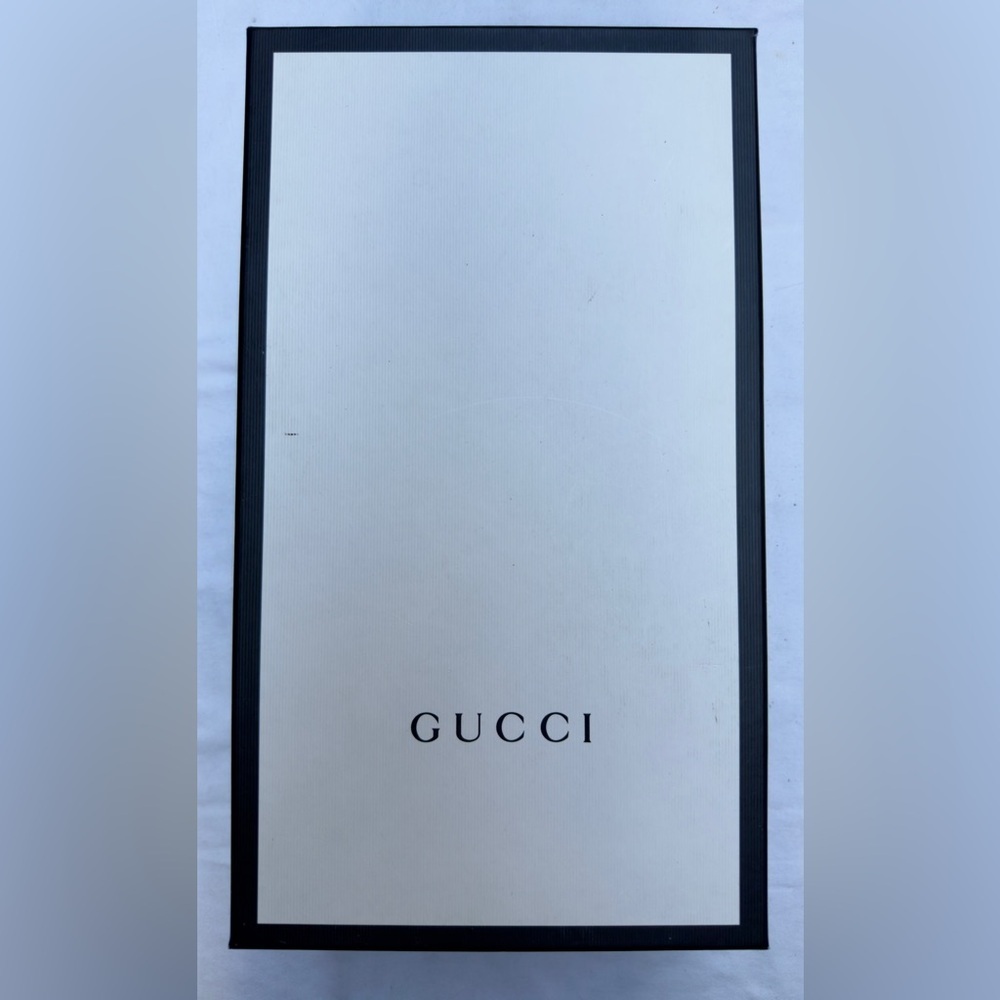 Gucci Classic White Box with Black Trim - Shoe